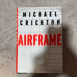 'Airframe' Novel - Red and White Cover